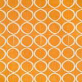 LEE JOFA BFC-3665.12.0 CIRCLES TANGERINE Fabric - Eade's Wallpaper