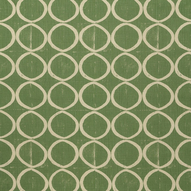 LEE JOFA BFC-3665.3.0 CIRCLES FOREST Fabric - Eade's Wallpaper