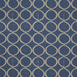 LEE JOFA BFC-3665.5.0 CIRCLES AZURE Fabric - Eade's Wallpaper