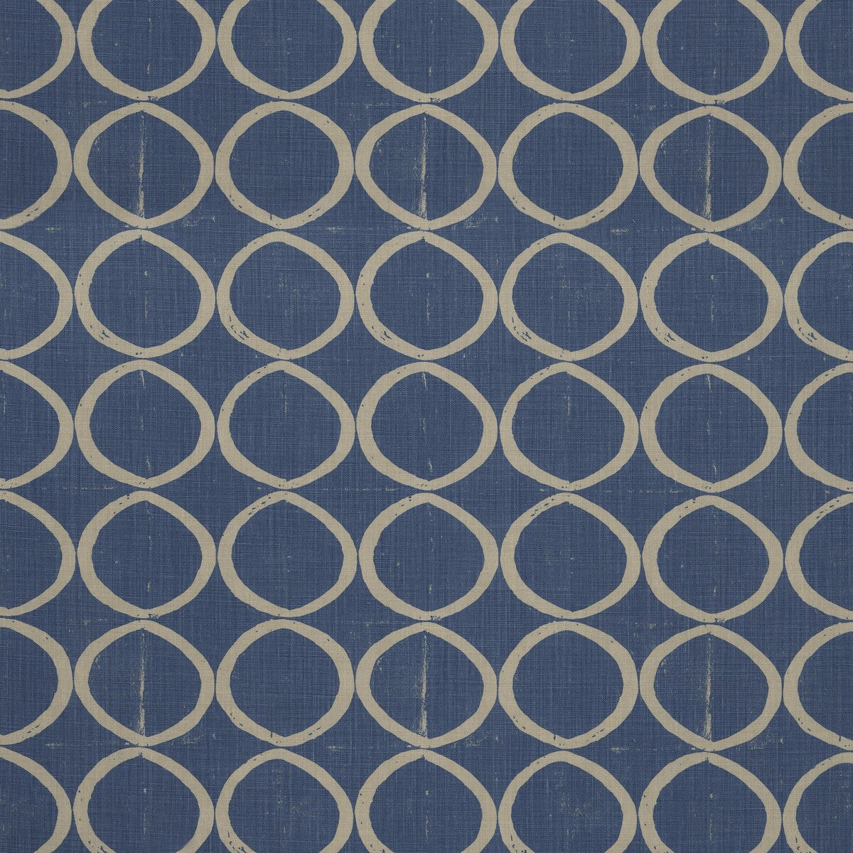 LEE JOFA BFC-3665.5.0 CIRCLES AZURE Fabric - Eade's Wallpaper