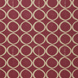LEE JOFA BFC-3665.717.0 CIRCLES BERRY Fabric - Eade's Wallpaper