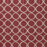 LEE JOFA BFC-3665.717.0 CIRCLES BERRY Fabric - Eade's Wallpaper