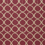 LEE JOFA BFC-3665.717.0 CIRCLES BERRY Fabric - Eade's Wallpaper