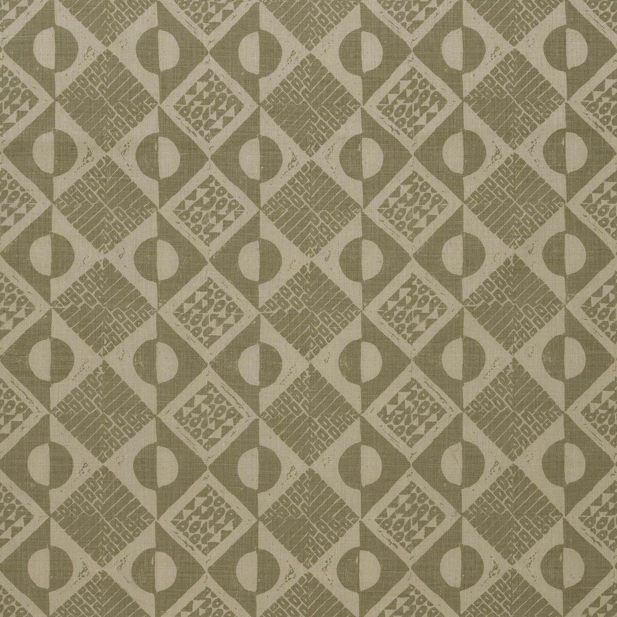 LEE JOFA BFC-3666.113.0 CIRCLES AND SQUARES DOVE Fabric - Eade's Wallpaper