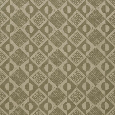 LEE JOFA BFC-3666.113.0 CIRCLES AND SQUARES DOVE Fabric - Eade's Wallpaper