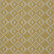 LEE JOFA BFC-3666.40.0 CIRCLES AND SQUARES OCHRE Fabric - Eade's Wallpaper