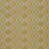 LEE JOFA BFC-3666.40.0 CIRCLES AND SQUARES OCHRE Fabric - Eade's Wallpaper