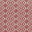 LEE JOFA BFC-3666.717.0 CIRCLES AND SQUARES BERRY Fabric - Eade's Wallpaper
