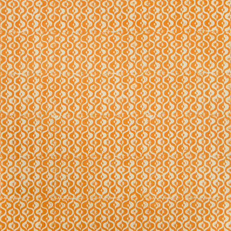 LEE JOFA BFC-3669.12.0 SMALL MEDALLION TANGERINE Fabric - Eade's Wallpaper