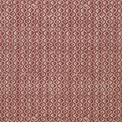 LEE JOFA BFC-3669.717.0 SMALL MEDALLION BERRY Fabric - Eade's Wallpaper