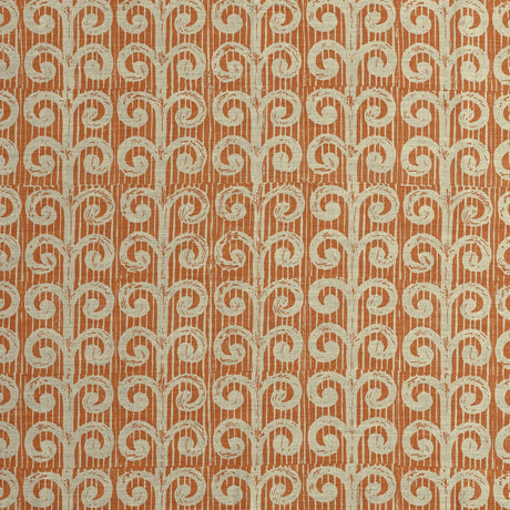 LEE JOFA BFC-3673.12.0 FERN TANGERINE Fabric - Eade's Wallpaper