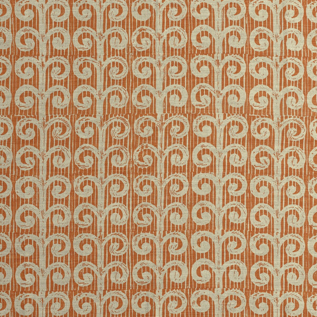 LEE JOFA BFC-3673.12.0 FERN TANGERINE Fabric - Eade's Wallpaper