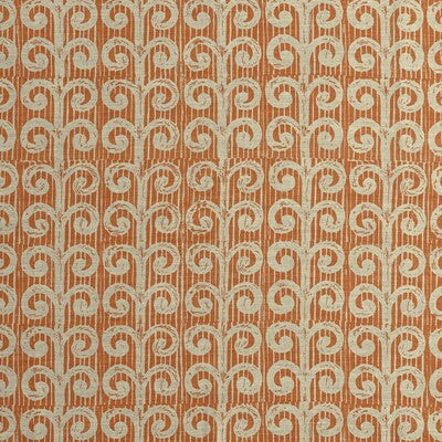 LEE JOFA BFC-3673.12.0 FERN TANGERINE Fabric - Eade's Wallpaper