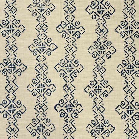 LEE JOFA BFC-3674.50.0 MALI INDIGO Fabric - Eade's Wallpaper