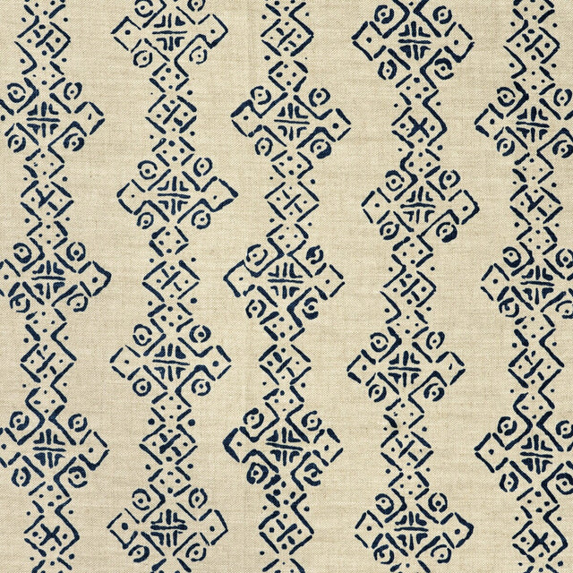 LEE JOFA BFC-3674.50.0 MALI INDIGO Fabric - Eade's Wallpaper