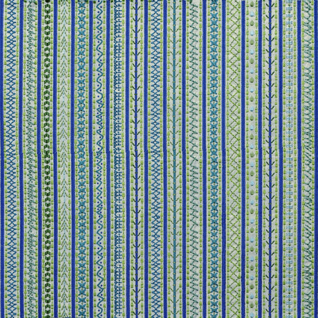 LEE JOFA BFC-3680.530.0 CAPRI BLUE/GREEN Fabric - Eade's Wallpaper