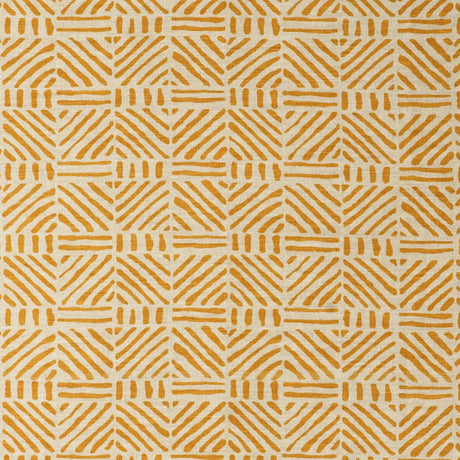 LEE JOFA BFC-3681.12.0 LINWOOD TANGERINE Fabric - Eade's Wallpaper