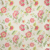 LEE JOFA BFC-3682.73.0 SOMERSET PINK/LIME Fabric - Eade's Wallpaper