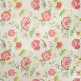 LEE JOFA BFC-3682.73.0 SOMERSET PINK/LIME Fabric - Eade's Wallpaper