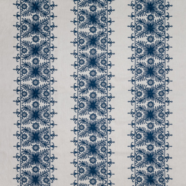 LEE JOFA BFC-3684.51.0 ANGELICA NAVY Fabric - Eade's Wallpaper