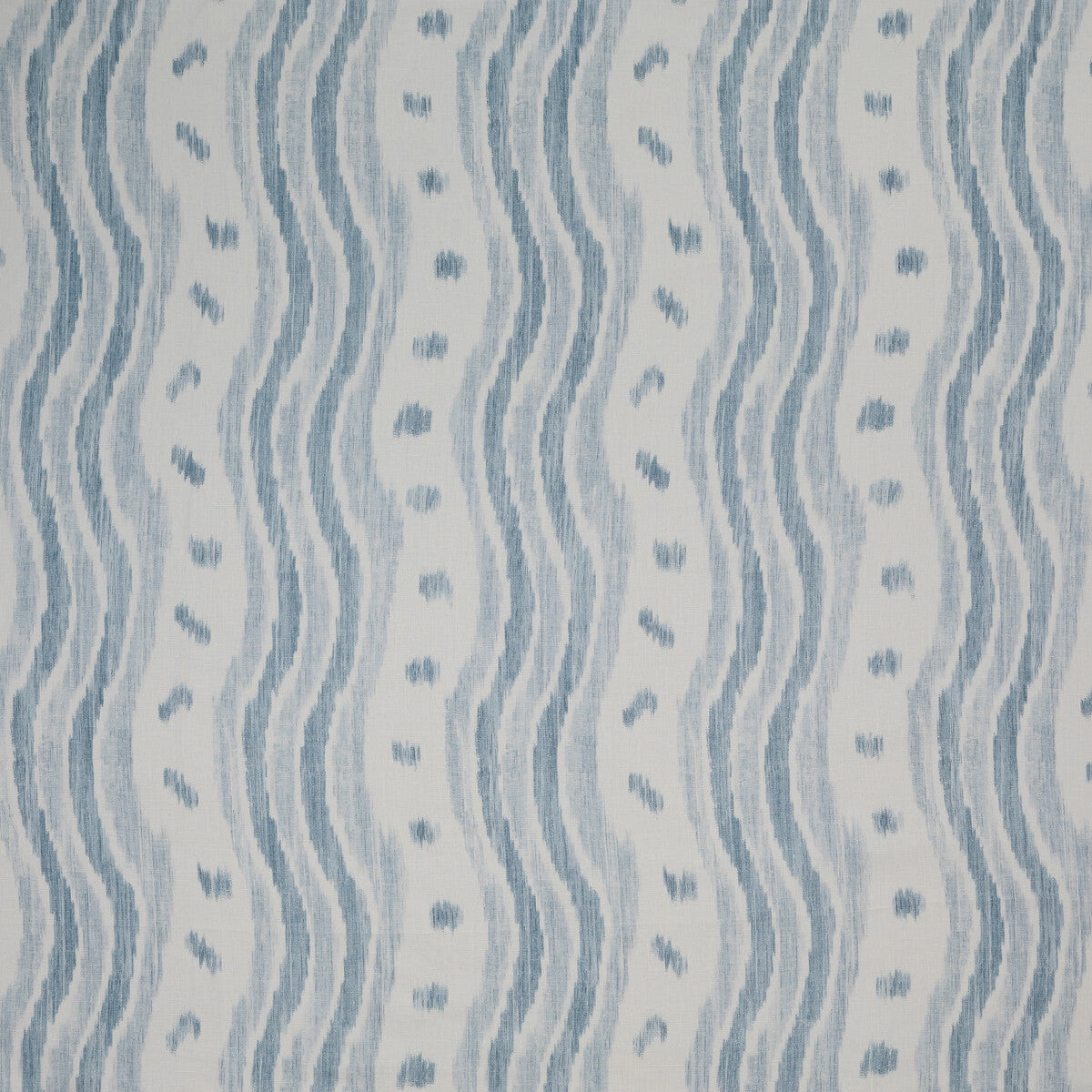 LEE JOFA BFC-3687.1115.0 IKAT STRIPE PALE BLUE Fabric - Eade's Wallpaper