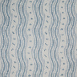 LEE JOFA BFC-3687.1115.0 IKAT STRIPE PALE BLUE Fabric - Eade's Wallpaper