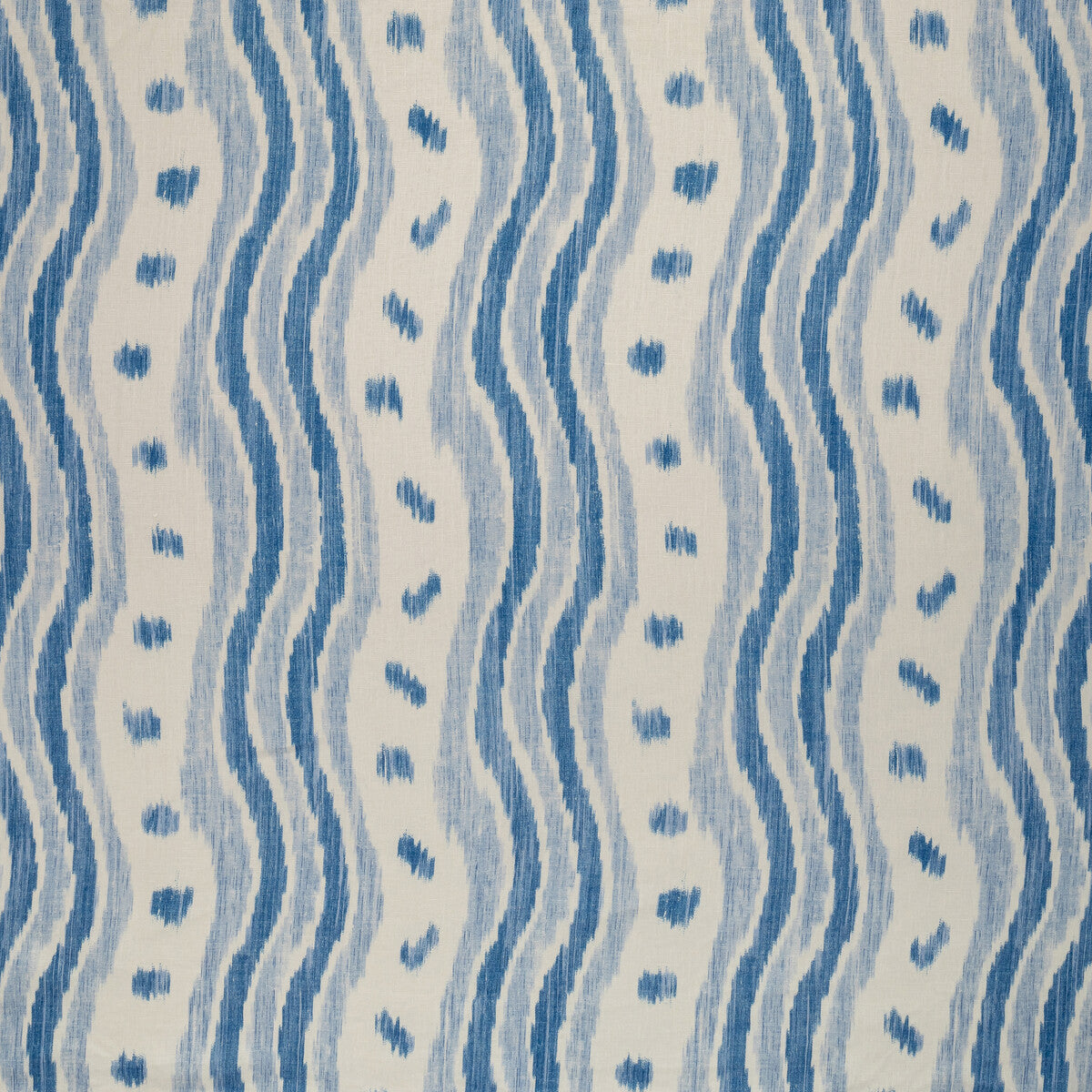 LEE JOFA BFC-3687.155.0 IKAT STRIPE AZURE Fabric - Eade's Wallpaper