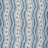 LEE JOFA BFC-3687.155.0 IKAT STRIPE AZURE Fabric - Eade's Wallpaper