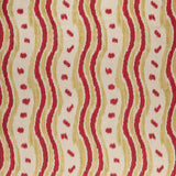 LEE JOFA BFC-3687.319.0 IKAT STRIPE RED/GREEN Fabric - Eade's Wallpaper