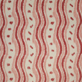 LEE JOFA BFC-3687.917.0 IKAT STRIPE CORAL Fabric - Eade's Wallpaper