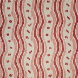 LEE JOFA BFC-3687.917.0 IKAT STRIPE CORAL Fabric - Eade's Wallpaper