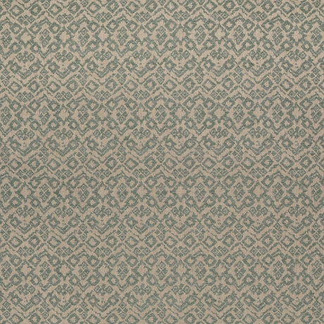 LEE JOFA BFC-3691.13.0 BROOKE AQUA Fabric - Eade's Wallpaper