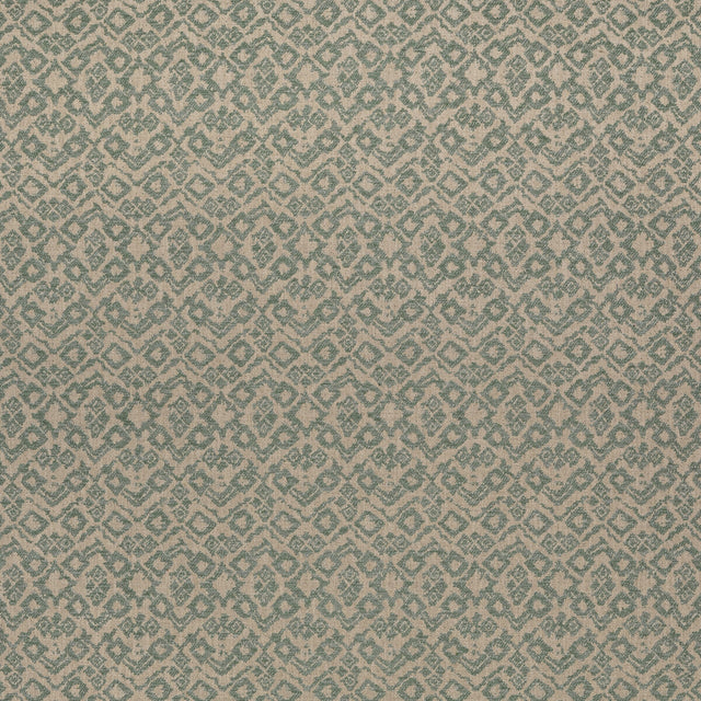 LEE JOFA BFC-3691.13.0 BROOKE AQUA Fabric - Eade's Wallpaper
