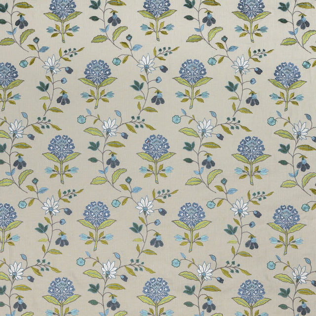 LEE JOFA BFC-3693.523.0 KALLA BLUE/GREEN Fabric - Eade's Wallpaper