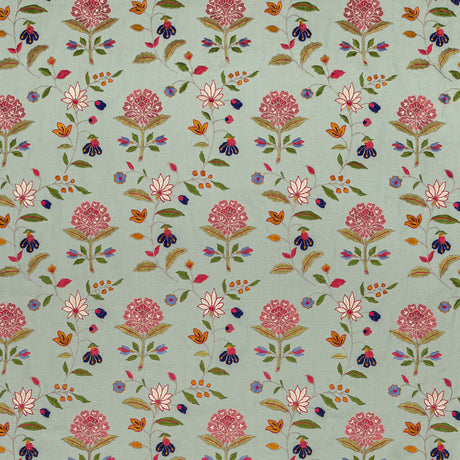 LEE JOFA BFC-3693.73.0 KALLA PINK/GREEN Fabric - Eade's Wallpaper