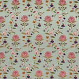 LEE JOFA BFC-3693.73.0 KALLA PINK/GREEN Fabric - Eade's Wallpaper