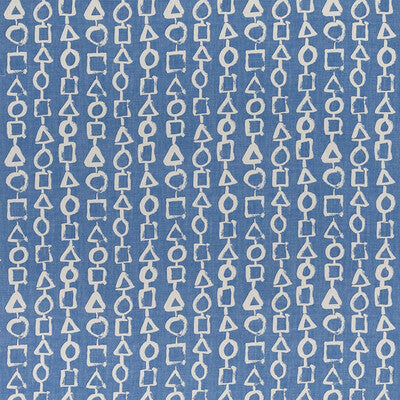 LEE JOFA BFC-3695.5.0 BANCROFT BLUE Fabric - Eade's Wallpaper