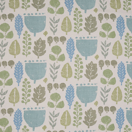 LEE JOFA BFC-3696.353.0 CROSBY AQUA Fabric - Eade's Wallpaper