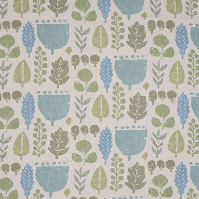 LEE JOFA BFC-3696.353.0 CROSBY AQUA Fabric - Eade's Wallpaper