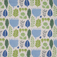 LEE JOFA BFC-3696.523.0 CROSBY BLUE/GREEN Fabric - Eade's Wallpaper