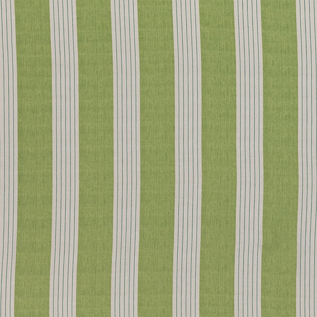 LEE JOFA BFC-3697.3.0 LAMBERT STRIPE GREEN Fabric - Eade's Wallpaper