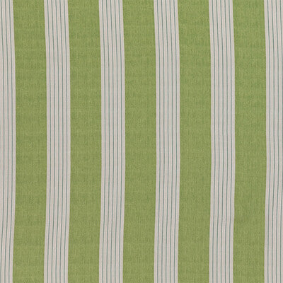 LEE JOFA BFC-3697.3.0 LAMBERT STRIPE GREEN Fabric - Eade's Wallpaper