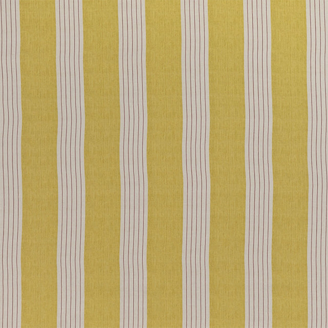 LEE JOFA BFC-3697.40.0 LAMBERT STRIPE YELLOW Fabric - Eade's Wallpaper