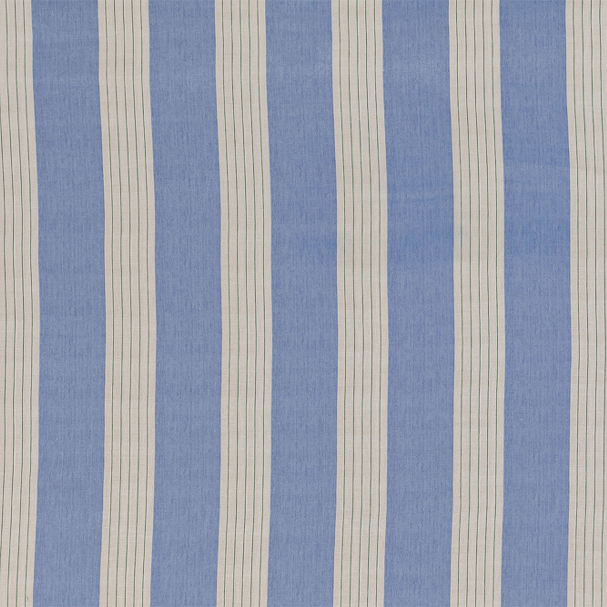 LEE JOFA BFC-3697.5.0 LAMBERT STRIPE BLUE Fabric - Eade's Wallpaper
