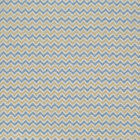 LEE JOFA BFC-3698.514.0 BABY COLEBROOK BLUE/YELLOW Fabric - Eade's Wallpaper