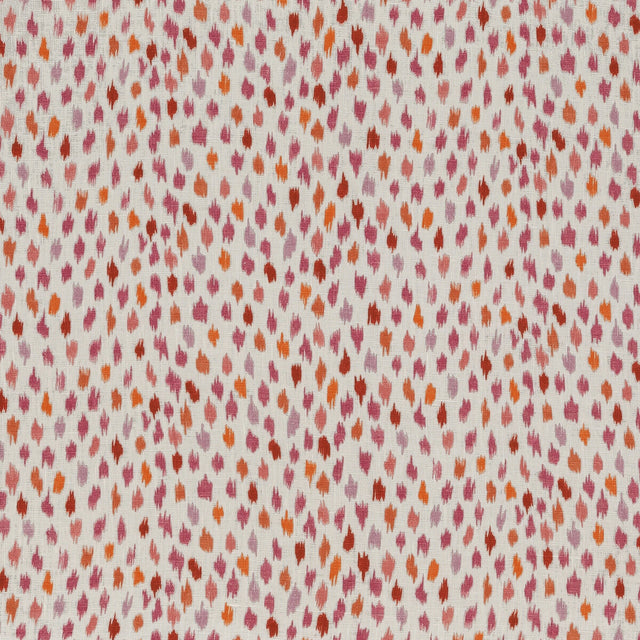 LEE JOFA BFC-3699.712.0 CARA PINK/ORANGE Fabric - Eade's Wallpaper