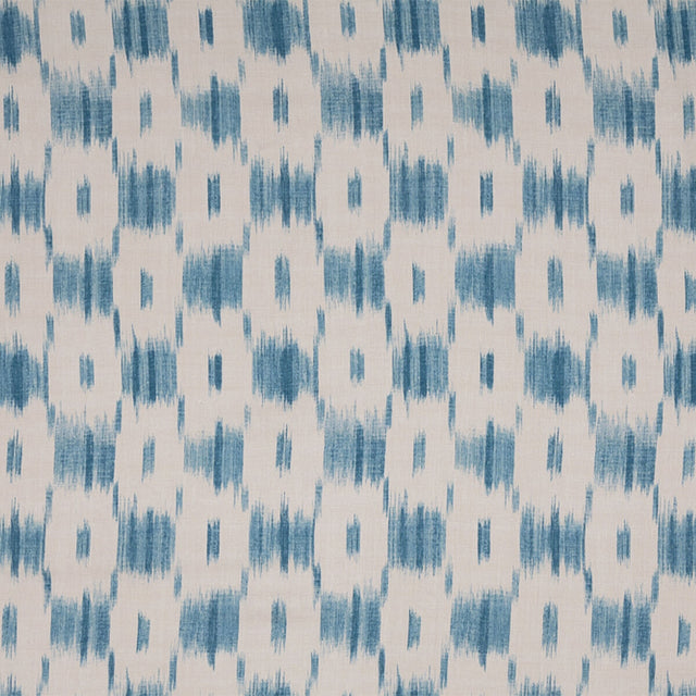 LEE JOFA BFC-3702.13.0 IKAT CHECK AQUA Fabric - Eade's Wallpaper