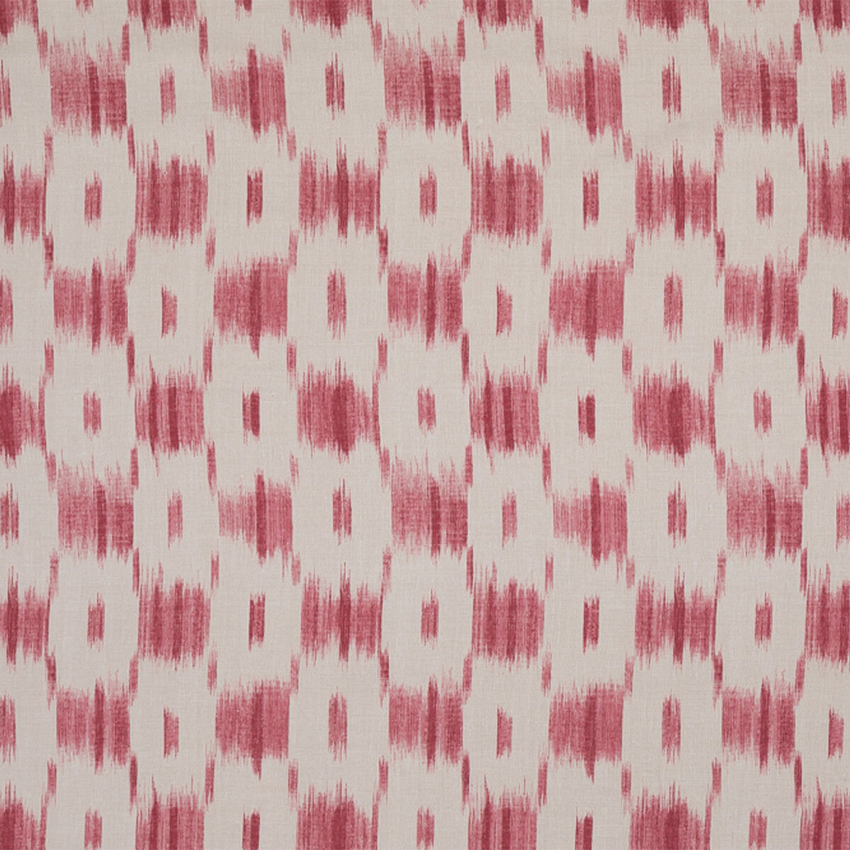 LEE JOFA BFC-3702.197.0 IKAT CHECK ROSE Fabric - Eade's Wallpaper