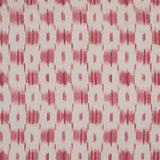 LEE JOFA BFC-3702.197.0 IKAT CHECK ROSE Fabric - Eade's Wallpaper