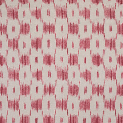 LEE JOFA BFC-3702.197.0 IKAT CHECK ROSE Fabric - Eade's Wallpaper